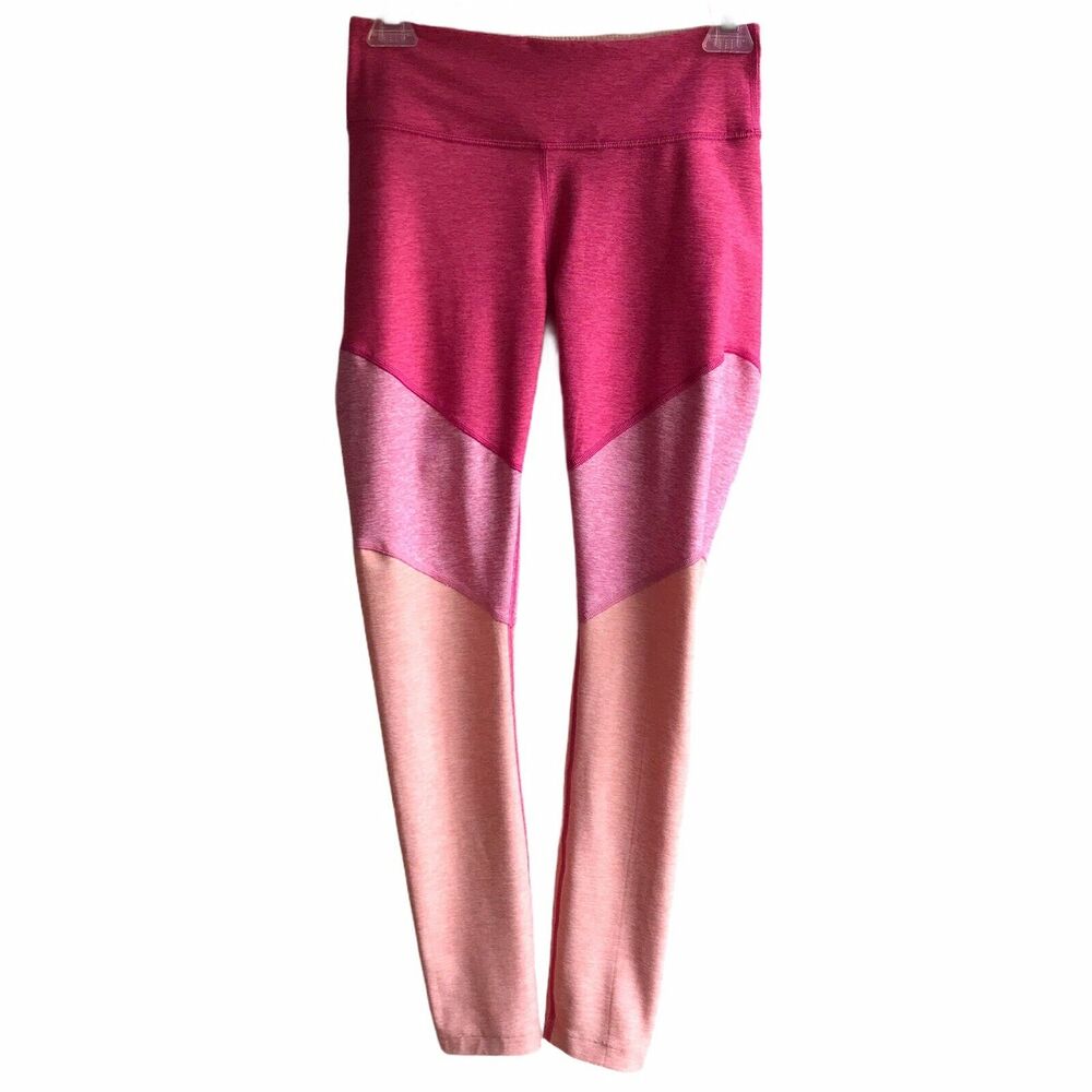 Outdoor Voices Springs 7/8 Leggings Size S Flamingo Pink High Rise Gym Pastel - Picture 2 of 11